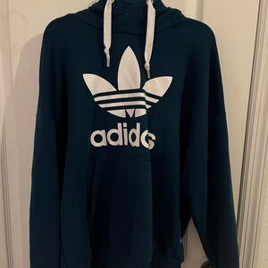blue adidas original hoodie